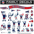 New England Patriots Family Decal Set Large